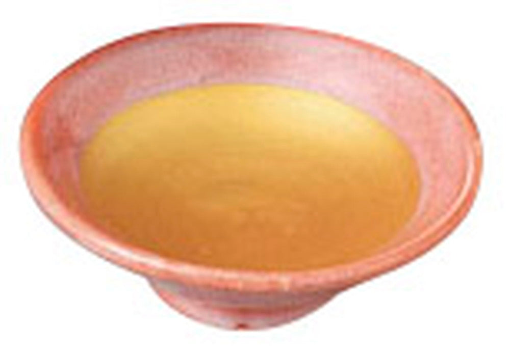 赤楽金彩平千代口 [ 9 x 3cm ] [ 千代口 ] | 和食 飲食店 旅館 料亭 業務用