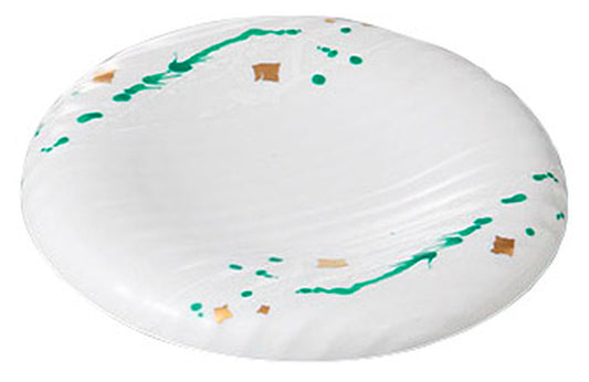 流水とばし6寸ウエーブ向付 [ 18.5 x 2.5cm ] [ 向付 ] | 和食 飲食店 旅館 料亭 業務用