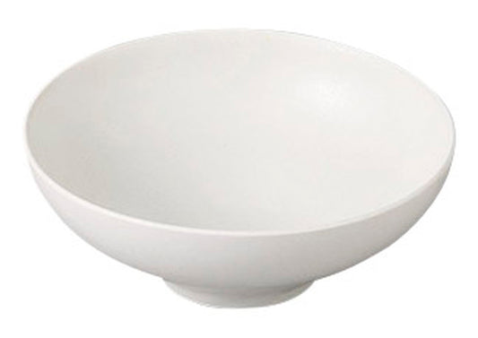 白モダンローボール [ 15.2 x 6cm ] [ 向付 ] | 和食 飲食店 旅館 料亭 業務用