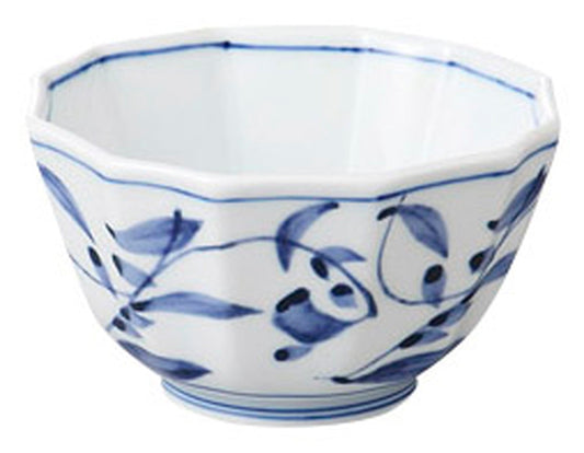 唐草十二角鉢 [ 10 x 10 x 5.6cm ] [ 小鉢 ] | 和食 飲食店 旅館 料亭 業務用