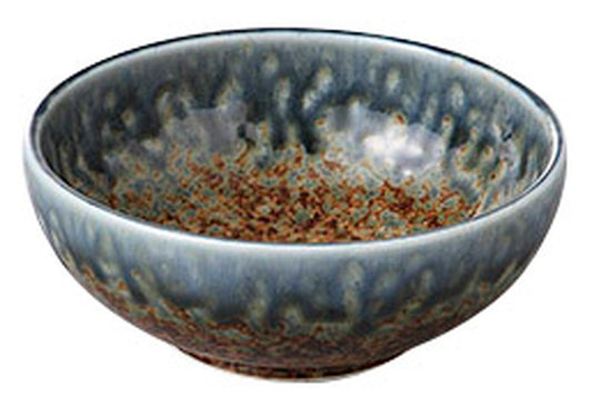 砂地藍流し3.5ボール [ 10.7 x 4cm ] [ 丸小鉢 ] | 和食 飲食店 旅館 料亭 業務用