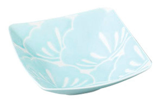 はふり小鉢(松・青) [ 12.5 x 12.5 x 4cm 200cc ] [ 角小鉢 ] | 和食 飲食店 旅館 料亭 業務用