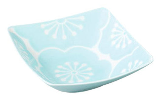 はふり小鉢(梅・青) [ 12.5 x 12.5 x 4cm 200cc ] [ 角小鉢 ] | 和食 飲食店 旅館 料亭 業務用