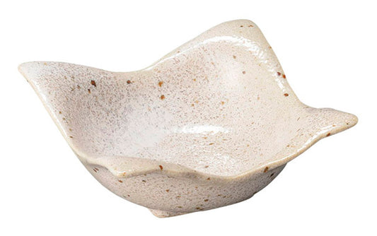 ソバ志野四方鉢(小) [ 13.2 x 13.2 x 5.5cm ] [ 角小鉢 ] | 和食 飲食店 旅館 料亭 業務用