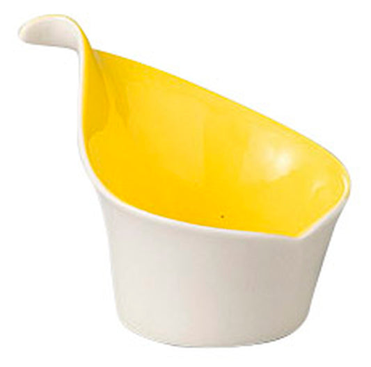 クリームカラー小鉢 [ 11.5 x 8.3 x 7.6cm ] [ 小付 ] | 和食 飲食店 旅館 料亭 業務用