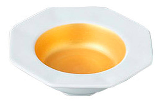 内金彩八角小付 [ 10.3 x 9.8 x 3cm ] [ 小付 ] | 和食 飲食店 旅館 料亭 業務用