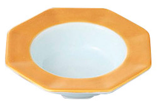 外金彩八角小付 [ 10.3 x 9.8 x 3cm ] [ 小付 ] | 和食 飲食店 旅館 料亭 業務用