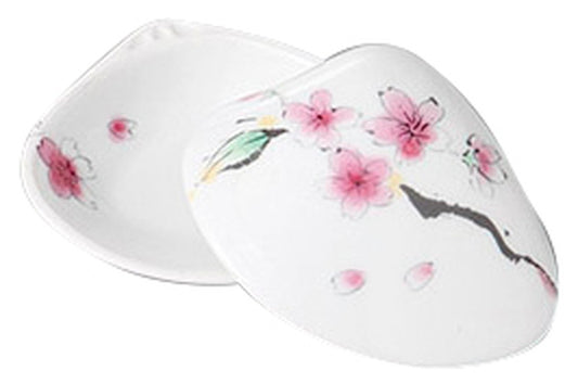 錦桜絵貝型珍味入 [ 7.7 x 6.7 x 3.7cm ] [ 珍味 ] | 和食 飲食店 旅館 料亭 業務用