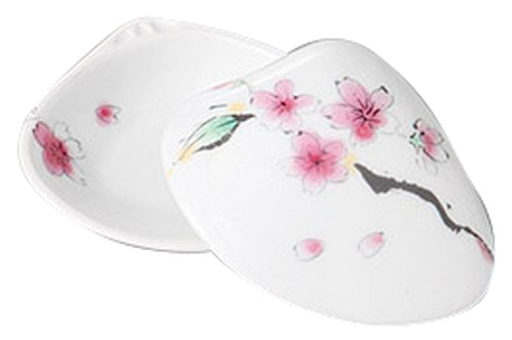 錦桜絵貝型珍味入 [ 7.7 x 6.7 x 3.7cm ] [ 珍味 ] | 和食 飲食店 旅館 料亭 業務用