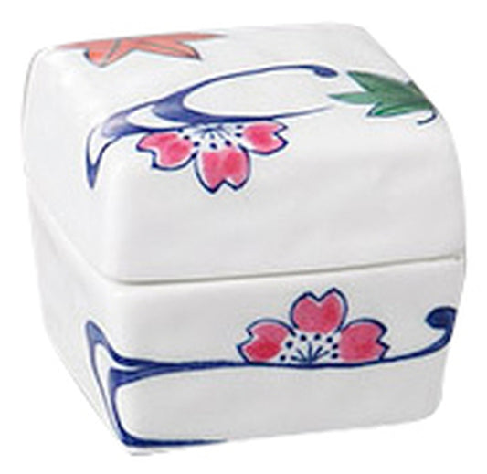 イングレ流水角蓋付珍味 [ 4.3 x 4.3cm ] [ 珍味 ] | 和食 飲食店 旅館 料亭 業務用