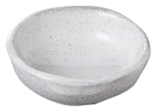 白釉重ね2.5寸小皿 [ 7 x 2.3cm ] [ 珍味 ] | 和食 飲食店 旅館 料亭 業務用