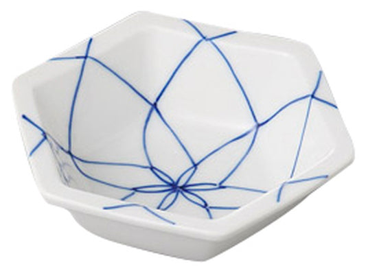 アミ六角鉢 [ 11 x 11 x 3.5cm ] [ 松花堂 ] | 和食 飲食店 行楽 料亭 業務用