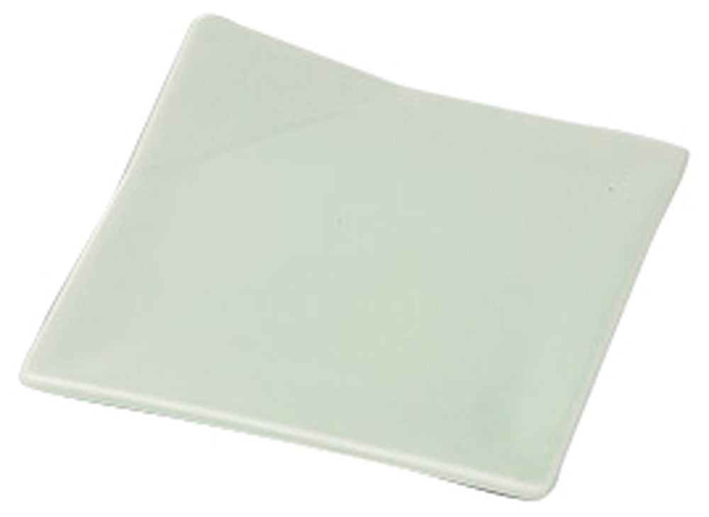 ヒワ釉折皿 [ 11 x 11 x 1.8cm ] [ 松花堂 ] | 和食 飲食店 行楽 料亭 業務用