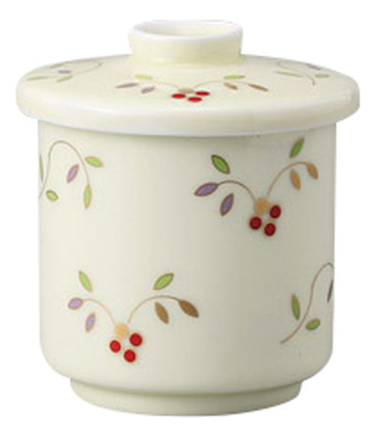 南天ミニ蒸碗 [ 6.4 x 8.1cm 150cc ] [ むし碗 ] | 和食 飲食店 旅館 料亭 業務用