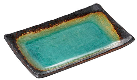 新海焼物皿 [ 21.3 x 14.2 x 3cm ] [ 焼物皿 ] | 和食 飲食店 旅館 定食屋 業務用