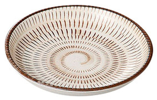 民芸5.0皿 [ 16.7 x 3.3cm ] [ 中皿 ] | 和食 飲食店 旅館 料亭 業務用