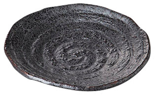 南蛮足付丸皿 [ 16.8 x 3cm ] [ 和皿 ] | 和食 飲食店 旅館 料亭 業務用