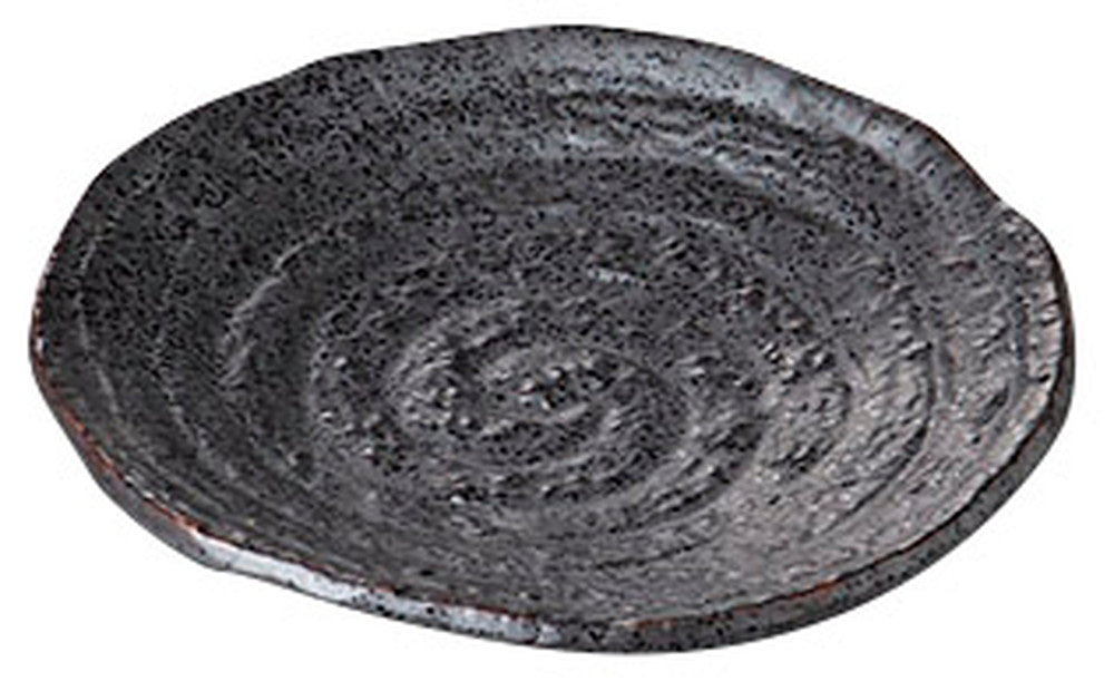 南蛮足付丸皿 [ 16.8 x 3cm ] [ 和皿 ] | 和食 飲食店 旅館 料亭 業務用