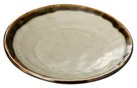 新益子手捻り5.0皿 [ 16.5 x 2cm ] [ 和皿 ] | 和食 飲食店 旅館 料亭 業務用