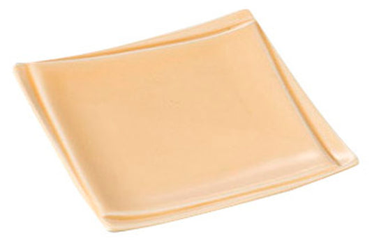 ベージュ洋風正角銘々皿 [ 13.5 x 13.5 x 2cm ] [ 銘々皿 ] | 和食 飲食店 旅館 料亭 業務用