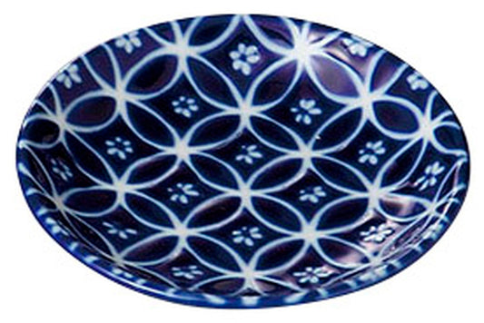 ルリ七宝丸3.0皿 [ 10 x 1.2cm ] [ 小皿 ] | 和食 飲食店 旅館 料亭 業務用