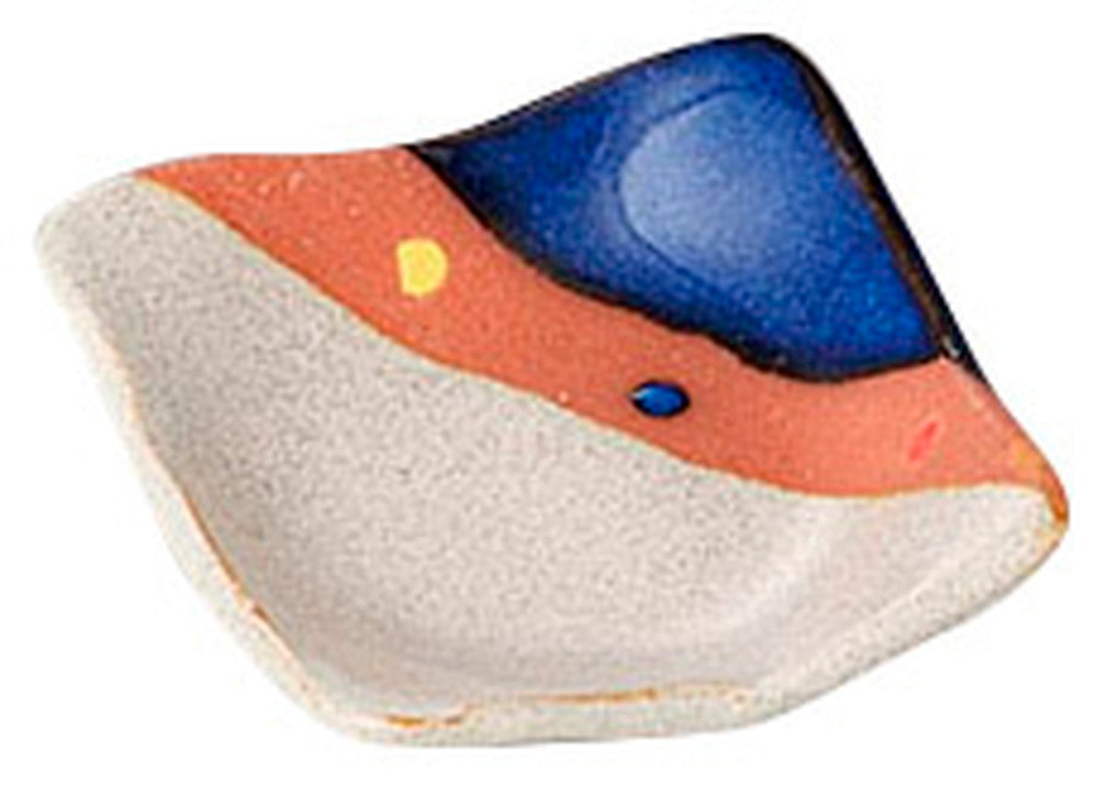 塗り分け角小皿 [ 8.2 x 7.8cm ] [ 小皿 ] | 和食 飲食店 旅館 料亭 業務用