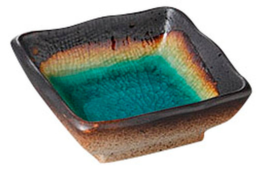 新海角千代口 [ 7 x 7 x 2.5cm ] [ 小皿 ] | 和食 飲食店 旅館 料亭 業務用