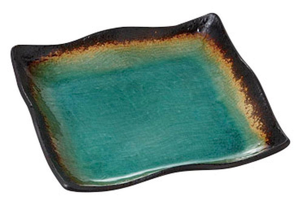 新海7.0正角皿 [ 18.3 x 18.3 x 3.5cm ] [ 正角盛皿 ] | 和食 飲食店 旅館 料亭 業務用