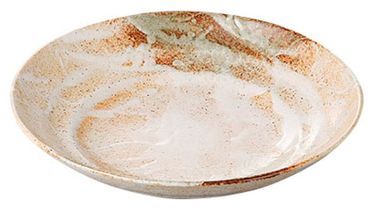 雪志野三輪9.5盛皿 [ 28.8 x 6cm ] [ 盛鉢 ] | 和食 飲食店 旅館 料亭 業務用