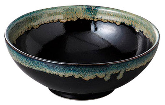 天目白流し麺鉢 [ 21.4 x 8.2cm ] [ 盛鉢 ] | 和食 飲食店 旅館 料亭 業務用