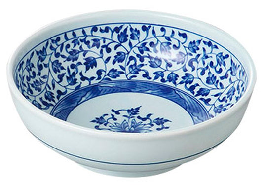 古伊万里唐草6.0鉢 [ 19 x 7cm ] [ 盛鉢 ] | 和食 飲食店 旅館 料亭 業務用
