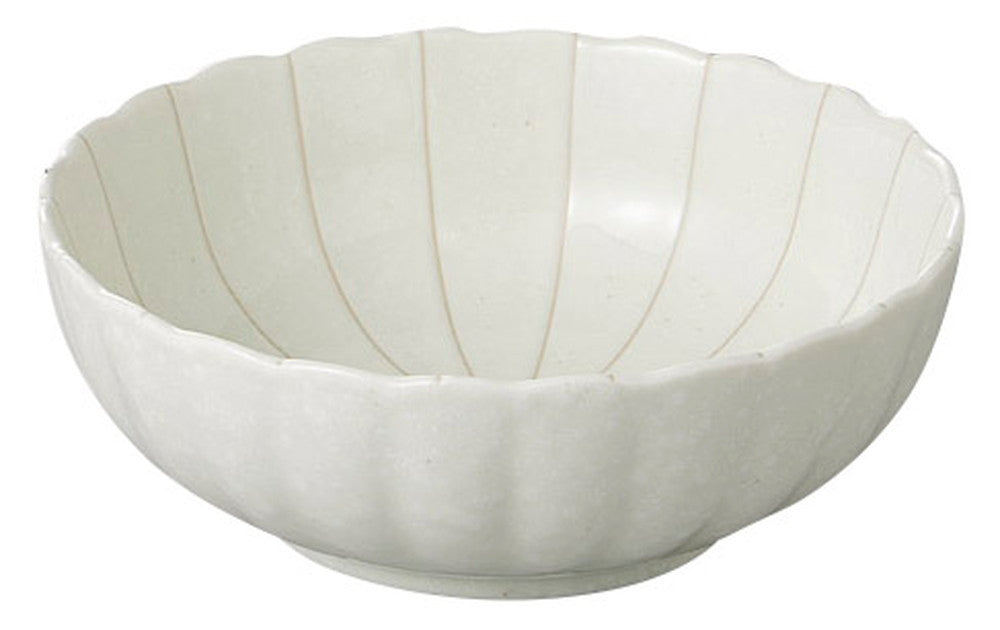 粉引十草菊型5.5鉢 [ 16.7 x 6.1cm ] [ 鉢 ] | 和食 飲食店 旅館 料亭 業務用
