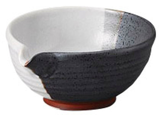 塗分5.0片口鉢 [ 16 x 13.5 x 7cm 約450cc ] [ 酒器 ] | 和食 飲食店 割烹 居酒屋 業務用