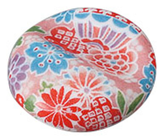 みやび友禅 ピンクへこみはしおき [ 4 x 1.5cm ] [ 箸置き ] | 和食 飲食店 旅館 日本土産 カフェ