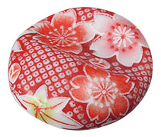 桜かのこ 赤へこみはしおき [ 4 x 105cm ] [ 箸置き ] | 和食 飲食店 旅館 日本土産 カフェ