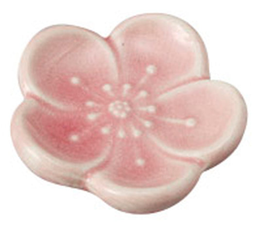 小梅箸置 ピンク [ 5.2 x 5.2 x 1.4cm ] [ 箸置き ] | 和食 飲食店 旅館 日本土産 カフェ