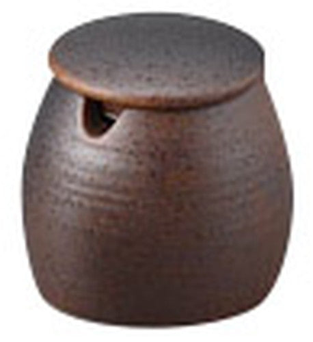 黒信楽なつめ辛子 [ 5.6 x 5.4cm ] [ 卓上小物 ] | 飲食店 定食屋 そば屋 トンカツ店 業務用
