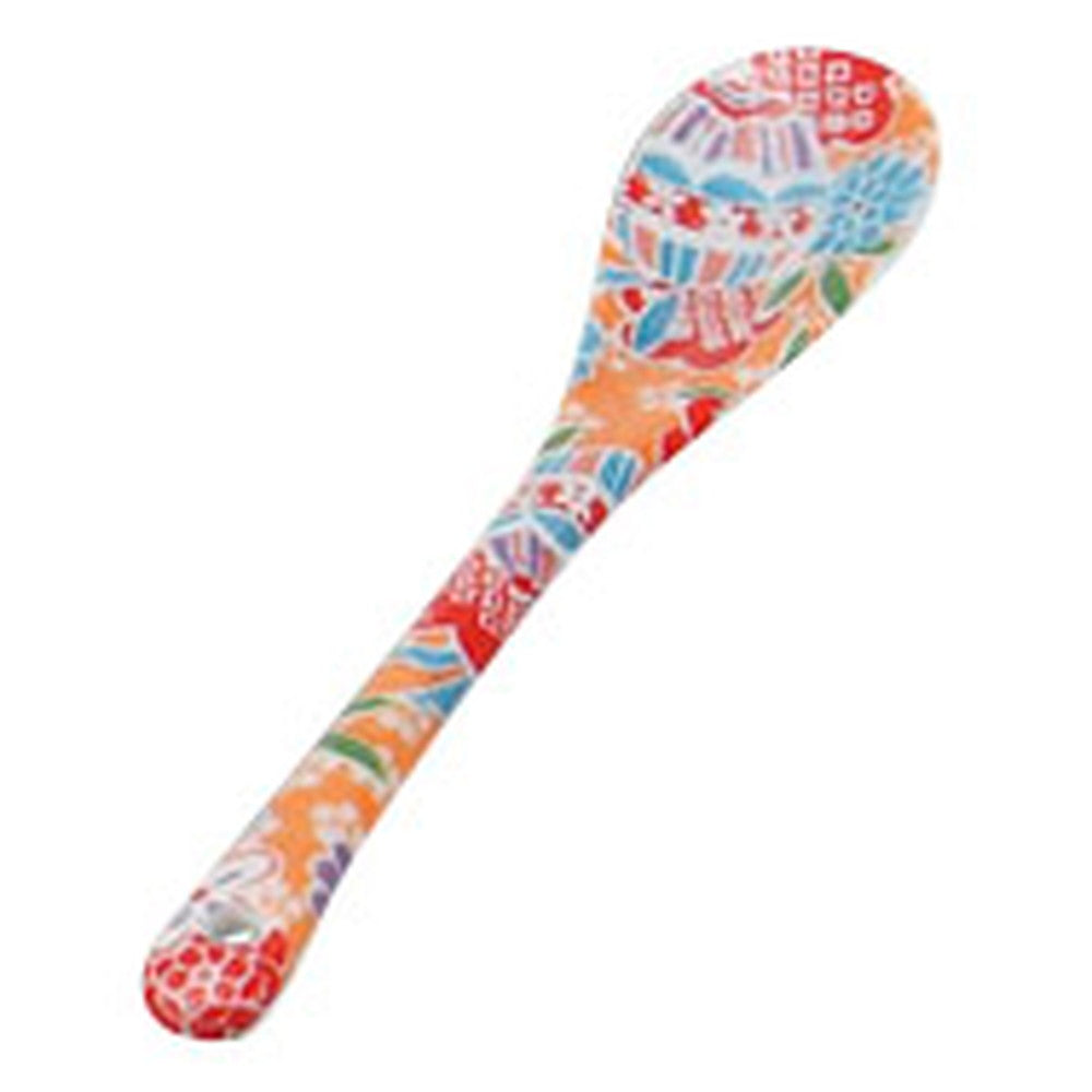 みやび友禅 オレンジ スプーン [ 12 x 2.5cm ] [ スプーン ] | 飲食店 カフェ スイーツ 業務用