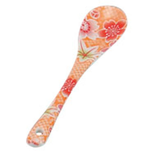 桜かのこ オレンジ スプーン [ 12 x 2.5cm ] [ スプーン ] | 飲食店 カフェ スイーツ 業務用