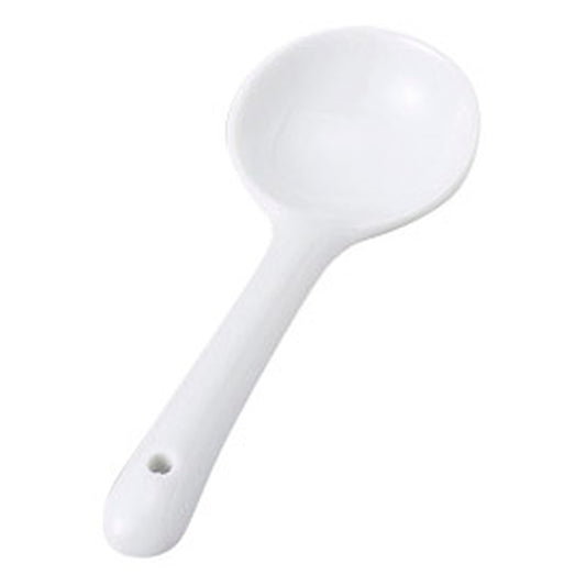 白玉サジ [ 18.3 x 8.7cm ] [ レンゲ ] | 飲食店 カフェ スイーツ 業務用