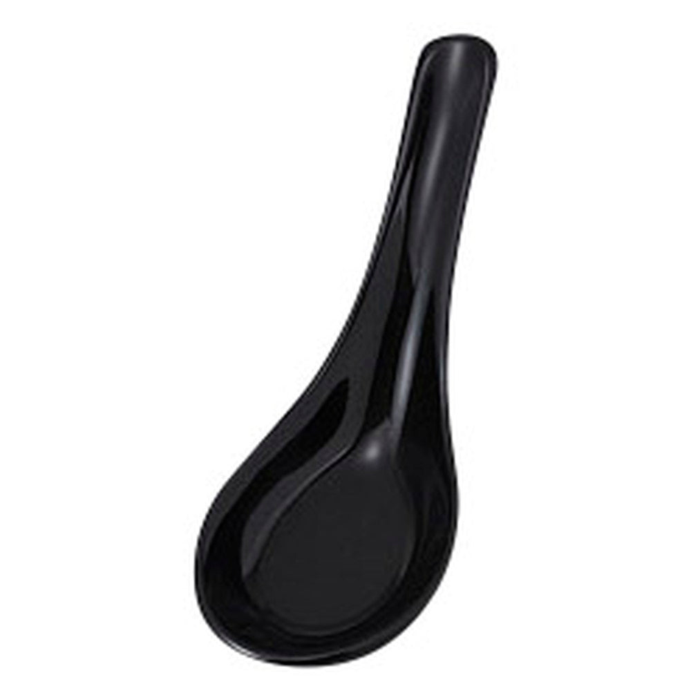 黒釉掛レンゲ [ 14.5 x 4.5cm ] [ レンゲ ] | 飲食店 ラーメン店 中華 業務用