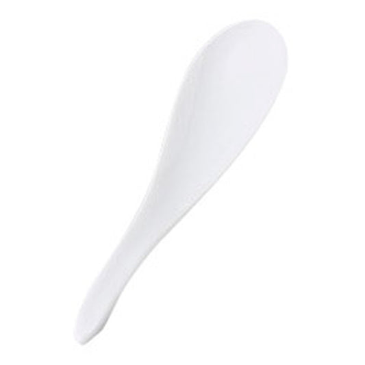 白レデイースレンゲ [ 17 x 3.5cm ] [ レンゲ ] | 飲食店 ラーメン店 中華 業務用