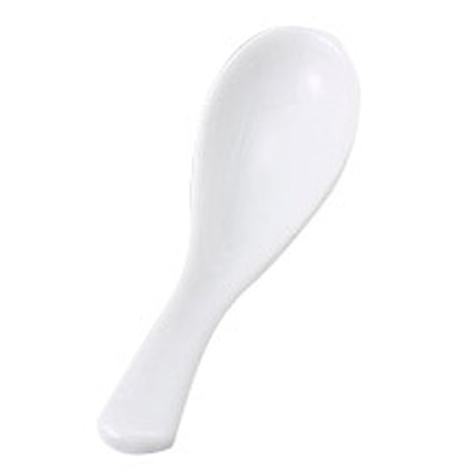 白スリ平手レンゲ(大) [ 13.5 x 3.8cm ] [ レンゲ ] | 飲食店 ラーメン店 中華 業務用