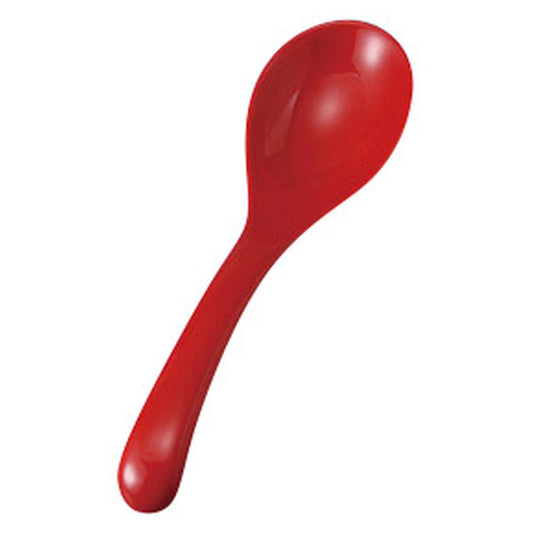 PBT樹脂レンゲ17.5赤 [ 17.5 x 4.2cm ] [ レンゲ ] | 飲食店 ラーメン店 中華 業務用