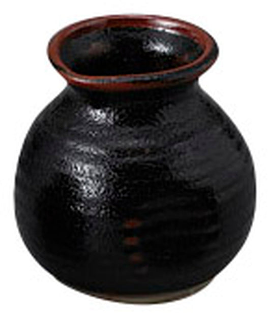 ゆず天目2号そば徳利 [ 9 x 9.5cm 300cc ] [ そば用品 ] | 蕎麦屋 飲食店 和食 業務用