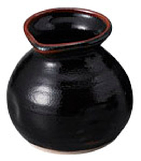 ゆず天目1号そば徳利 [ 8 x 8cm 170cc ] [ そば用品 ] | 蕎麦屋 飲食店 和食 業務用