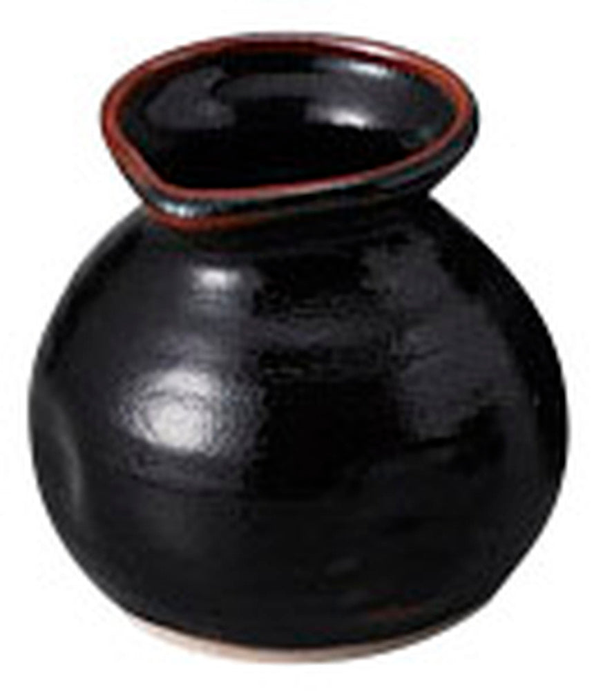 ゆず天目1号そば徳利 [ 8 x 8cm 170cc ] [ そば用品 ] | 蕎麦屋 飲食店 和食 業務用