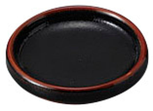 ゆず天目切立3.0薬味皿 [ 9.5 x 2cm ] [ そば用品 ] | 蕎麦屋 飲食店 和食 業務用