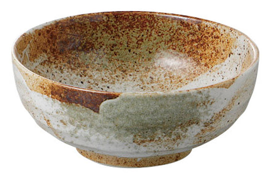 雪志野6.5高台鉢 [ 19.6 x 8.2cm ] [ 麺皿 ] | 蕎麦屋 飲食店 定食屋 業務用