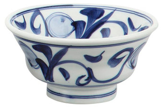 手描唐草5.5尻張丼 [ 16.6 x 8.5cm ] [ 丼 ] | 和食 飲食店 定食屋 業務用